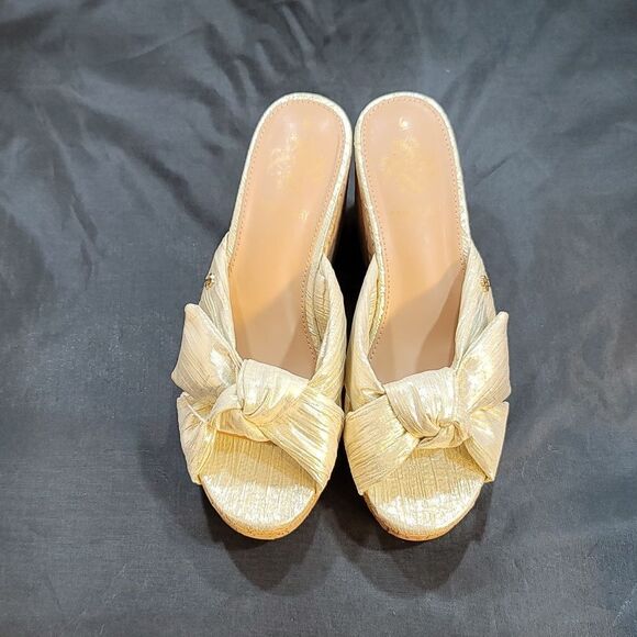 BRAND NEW SAM & LIBBY WEDGE CORK WEDGE HEEL SANDAL - Picture 3 of 16